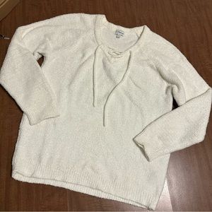 PJ SALVAGE Softest Heavy Fleece pullover sz M EUC